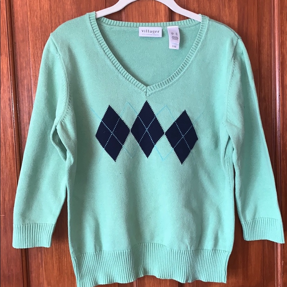 Green Crew Neck